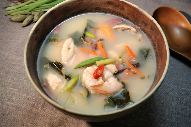 鲜香美味的鱼片鱼肉蔬菜汤,高清,摄影图,摄影图片,图片大全,摄影图免费下载